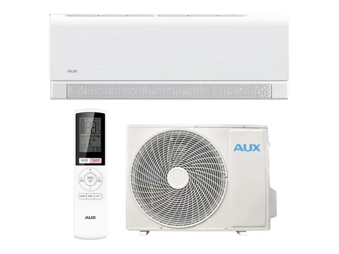 AUX Aura 3,5 kW split klíma beltéri és kültéri egysége