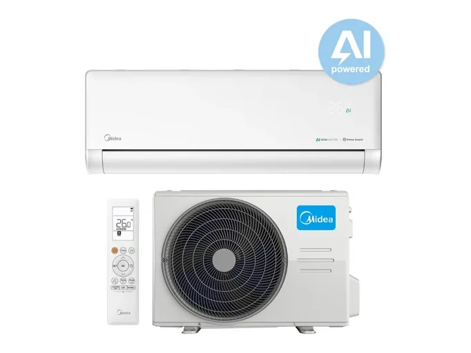 Midea Solstice 3,5 kW split klíma beltéri és kültéri egysége